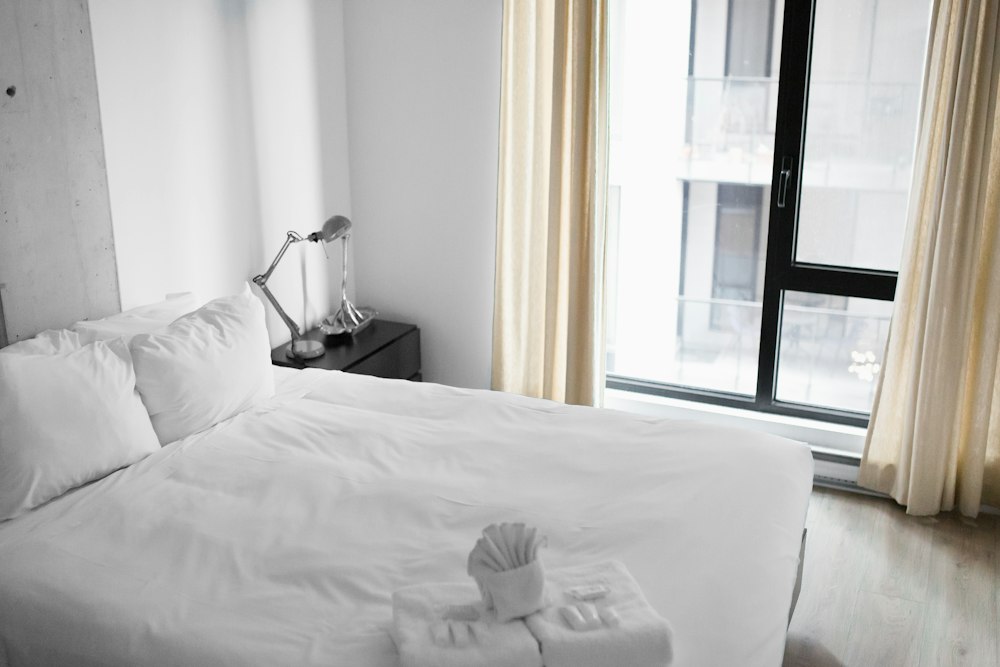 Frisch hergerichtetes Gästezimmer